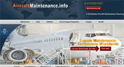 Desktop Screenshot of aircraftmaintenance.info